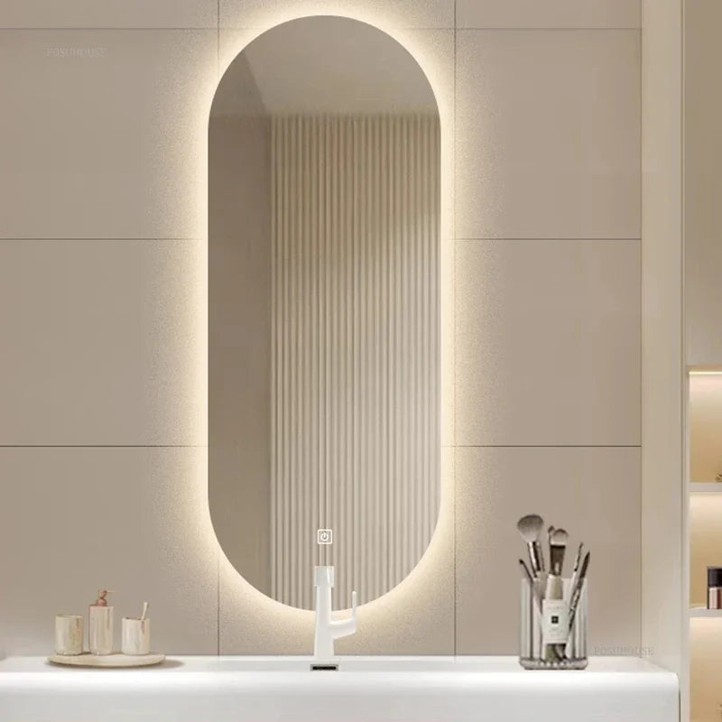 Pure Arch Frameless High-Definition Wall Mirror - main product view by LUMEVORO
