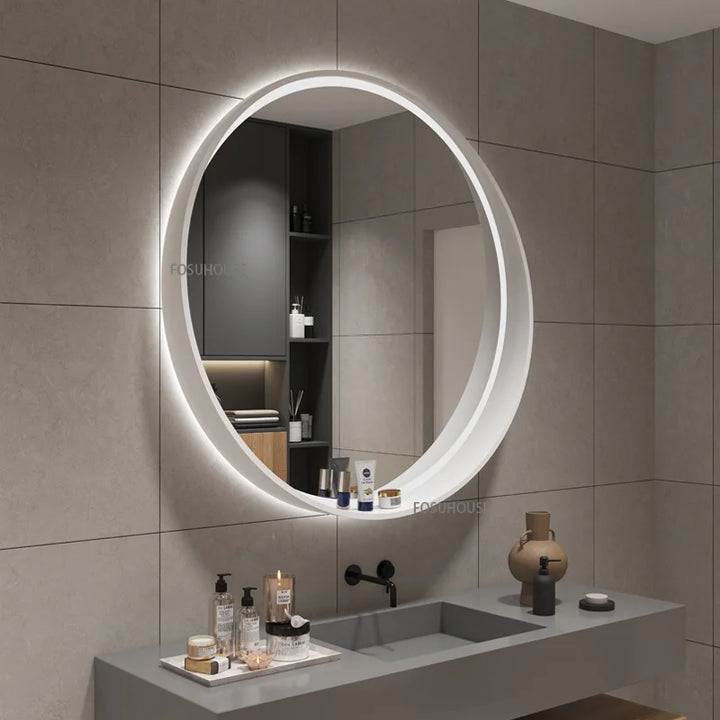 Artisan Oak Wood Framed Wall Mirror with Exposed Joinery - product detail view 8 by LUMEVORO