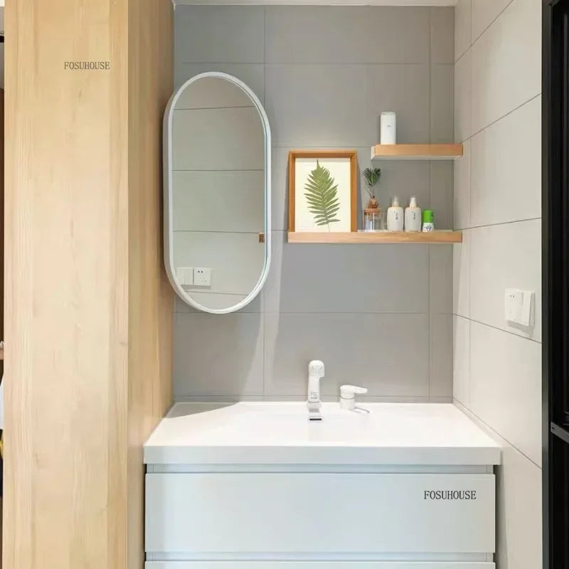 Sculptural Corner Folding Full-Length Mirror with Stand - main product view by LUMEVORO