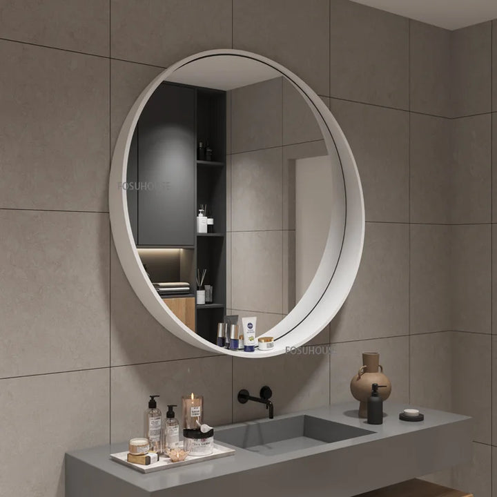 Artisan Oak Wood Framed Wall Mirror with Exposed Joinery - product detail view 9 by LUMEVORO