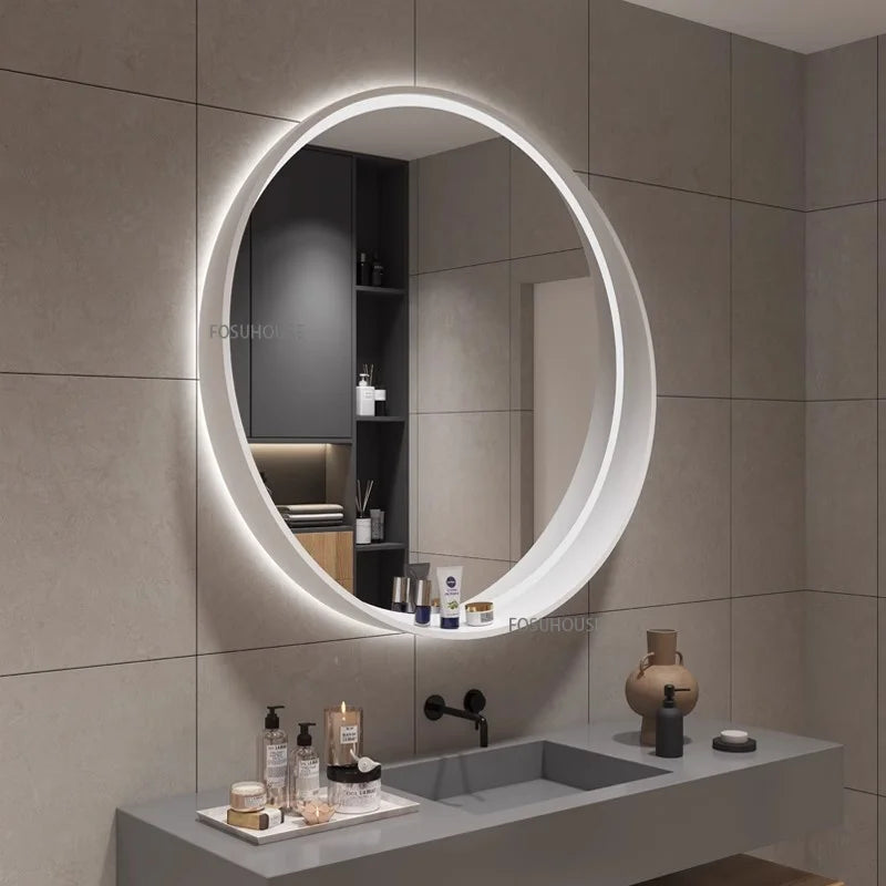 Artisan Oak Wood Framed Wall Mirror with Exposed Joinery - product detail view 5 by LUMEVORO