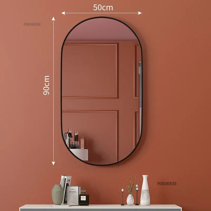 Artisan Gold Metal Framed Wall Mirror with Exposed Joinery - product detail view 19 by LUMEVORO