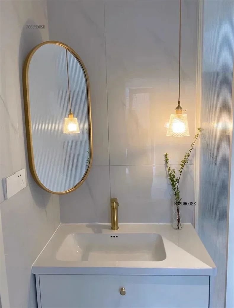 Sculptural Corner Folding Full-Length Mirror with Stand - product detail view 10 by LUMEVORO