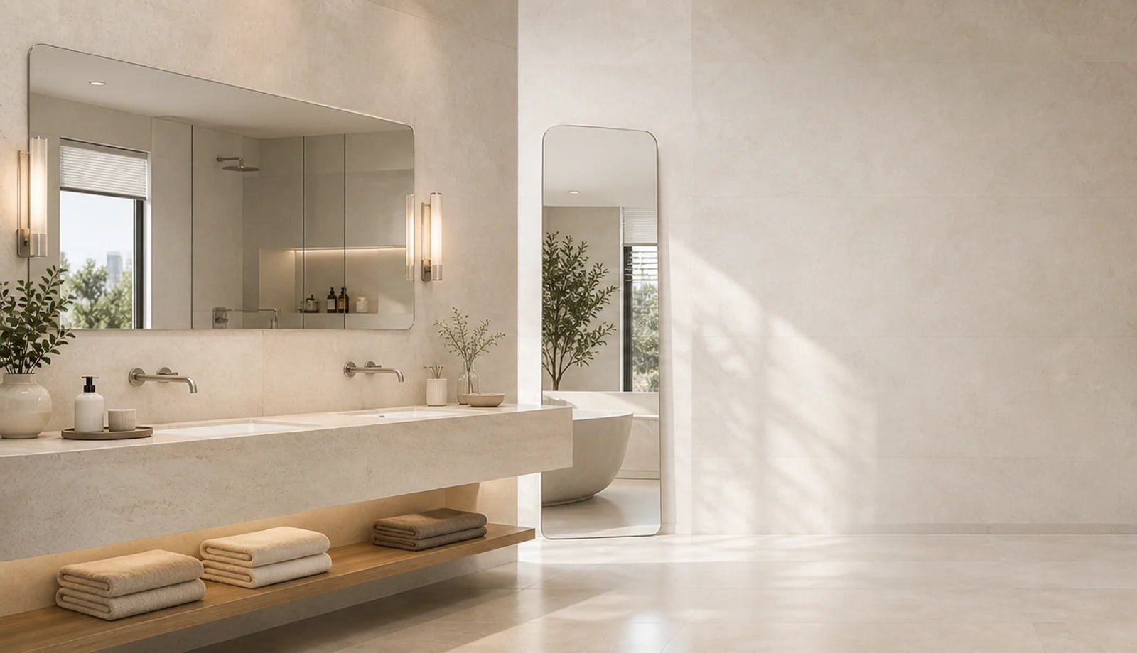 Frameless Mirrors mobile lifestyle banner image by LUMEVORO