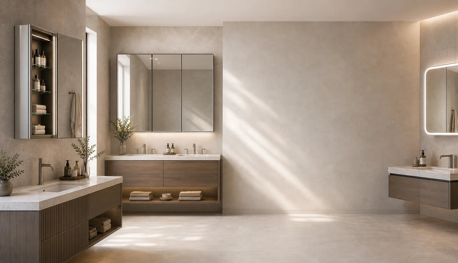 Medicine Cabinets mobile lifestyle banner image by LUMEVORO