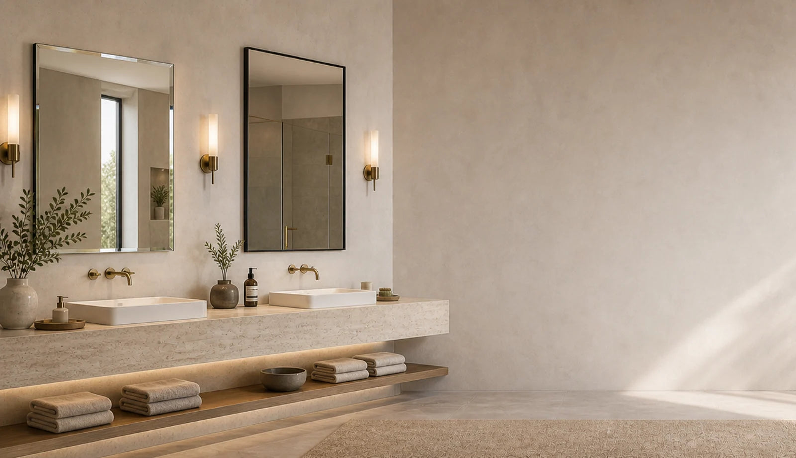 Rectangular Mirrors mobile lifestyle banner image by LUMEVORO