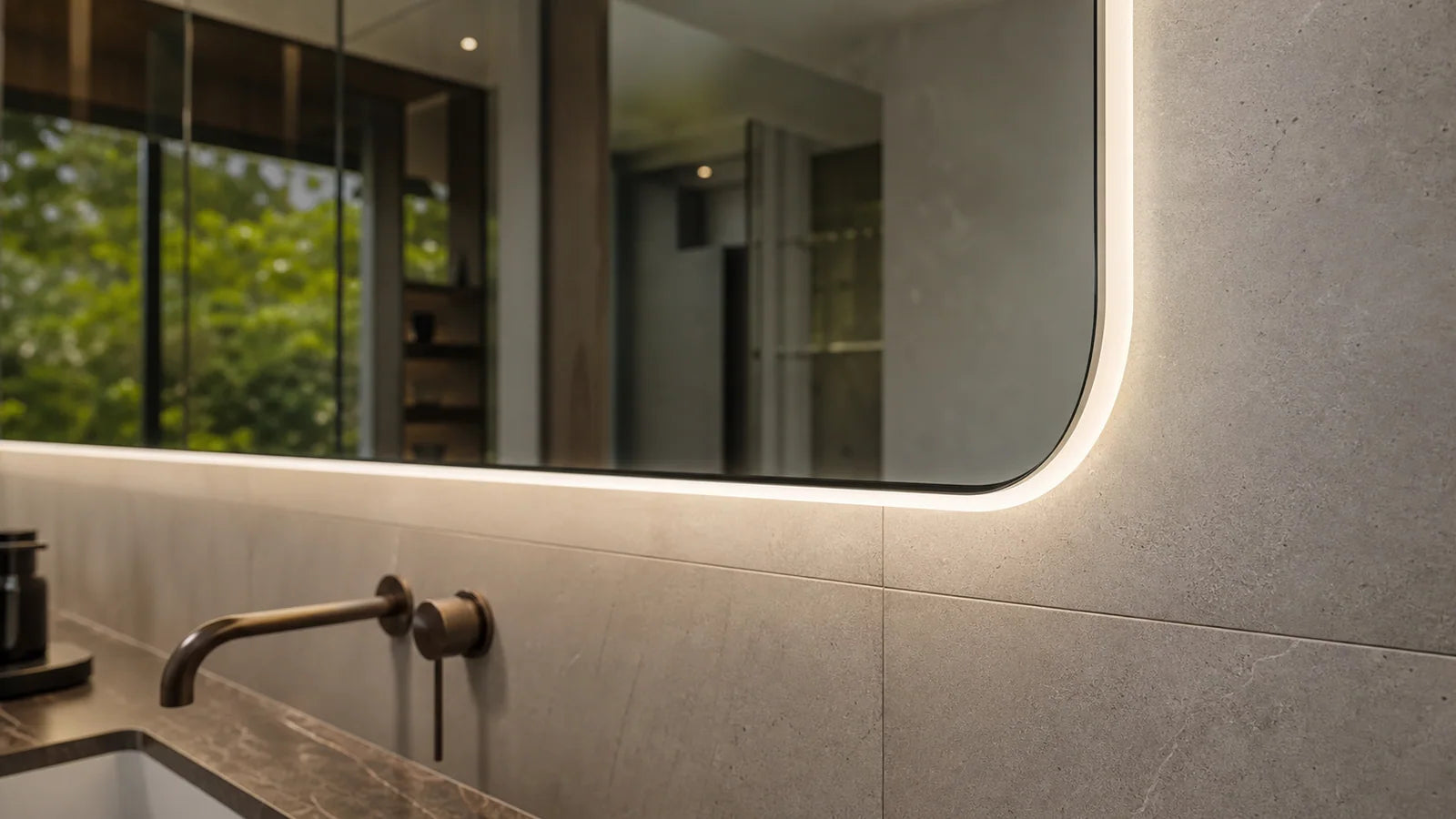 Cabinet storage inspiration for LUMEVORO LED mirrors