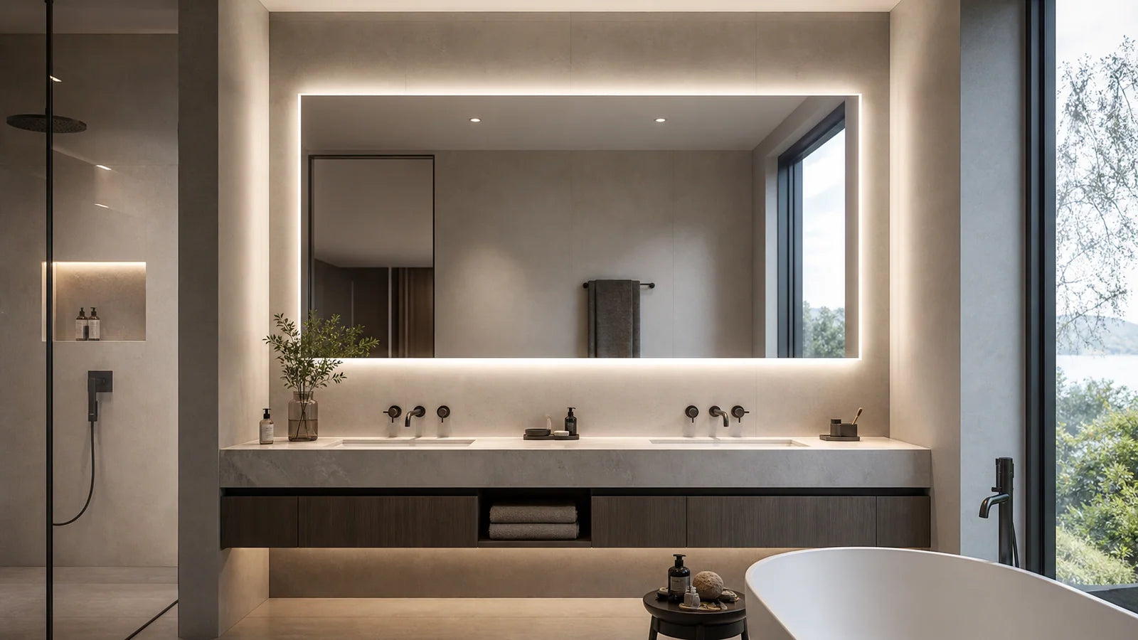 Lighting Data hero laboratory/light data image for LUMEVORO LED mirrors