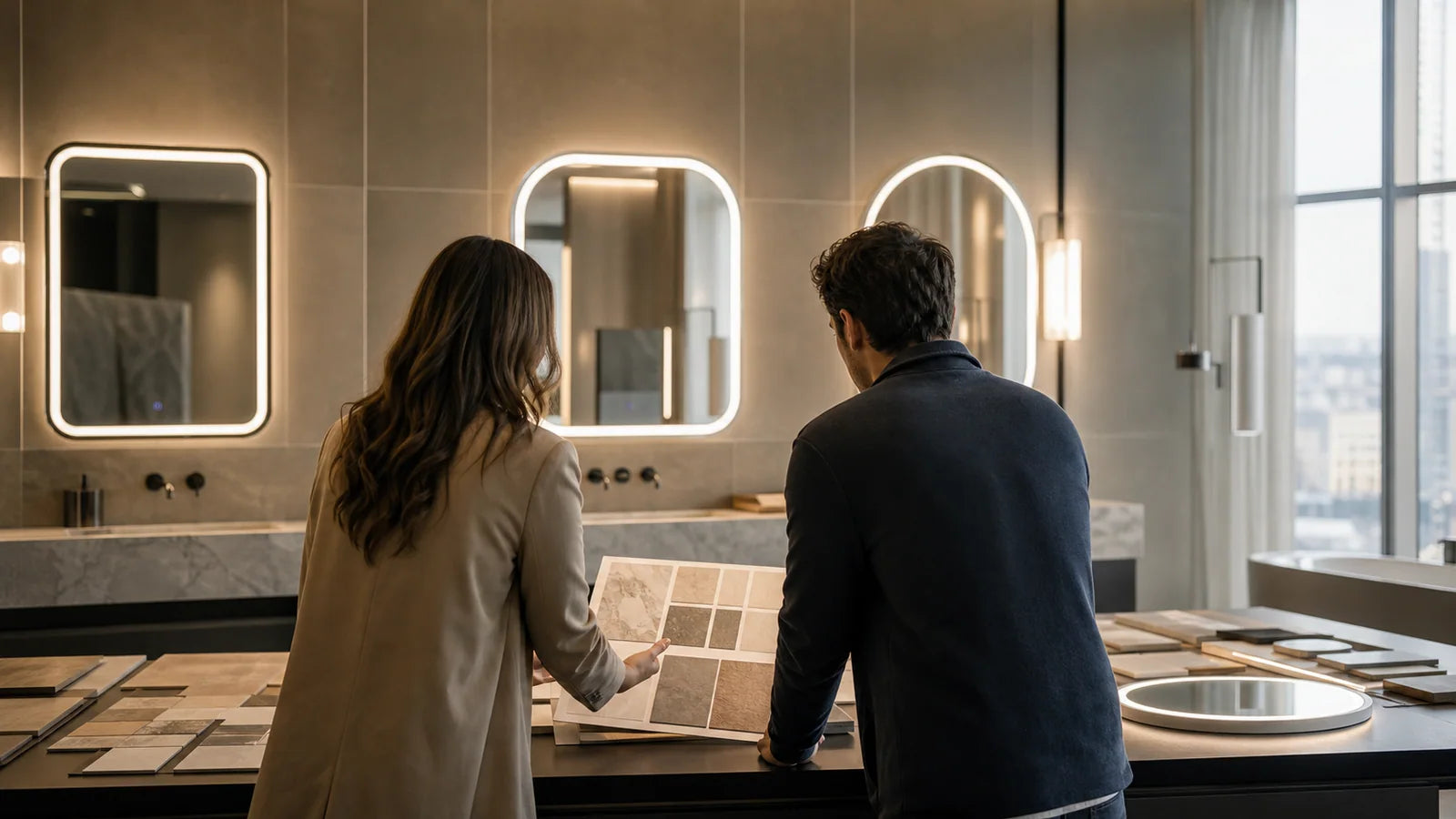 Our Story brand studio opening image for LUMEVORO LED mirrors