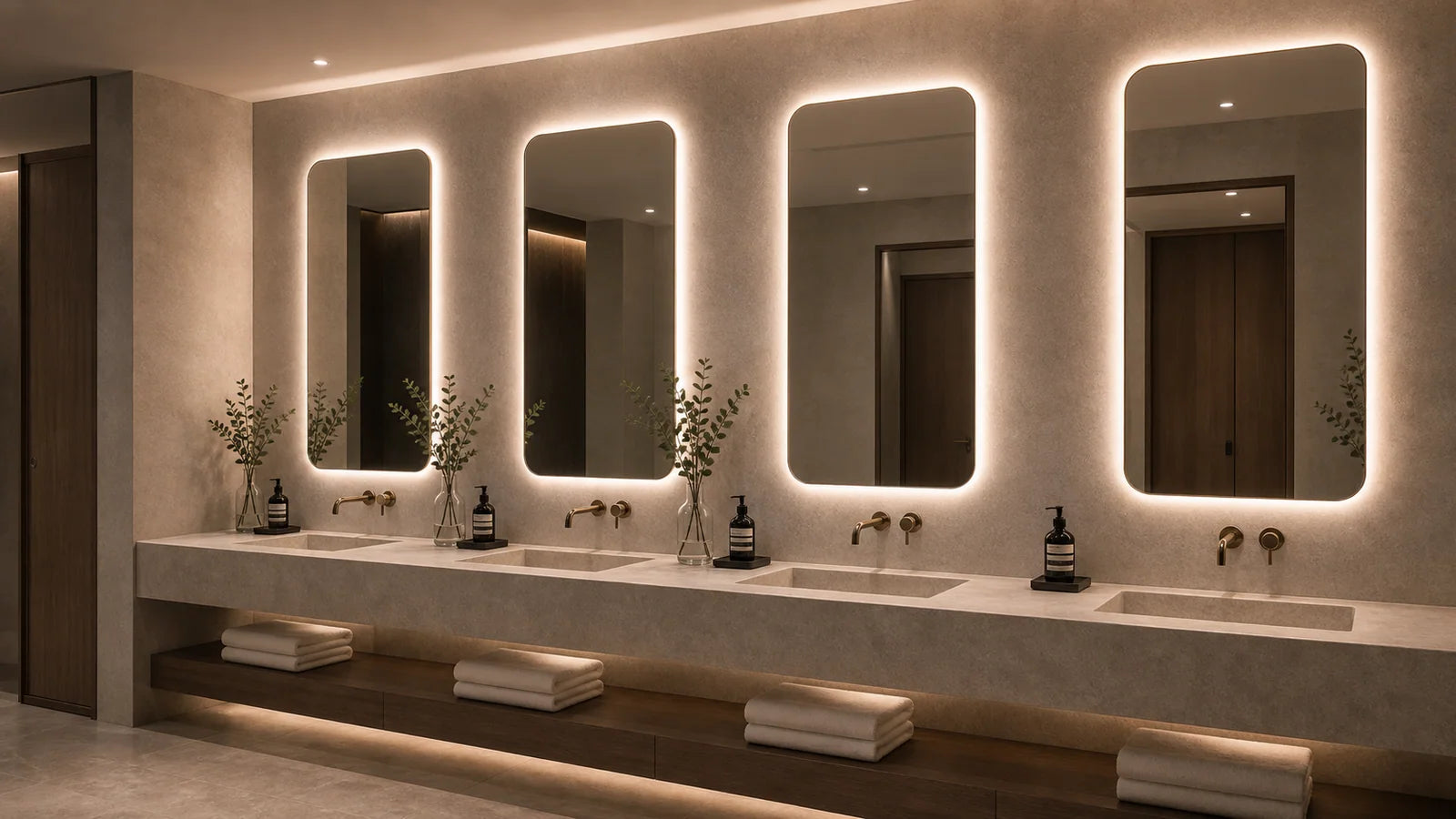 Our Story long alternating story image stream for LUMEVORO LED mirrors