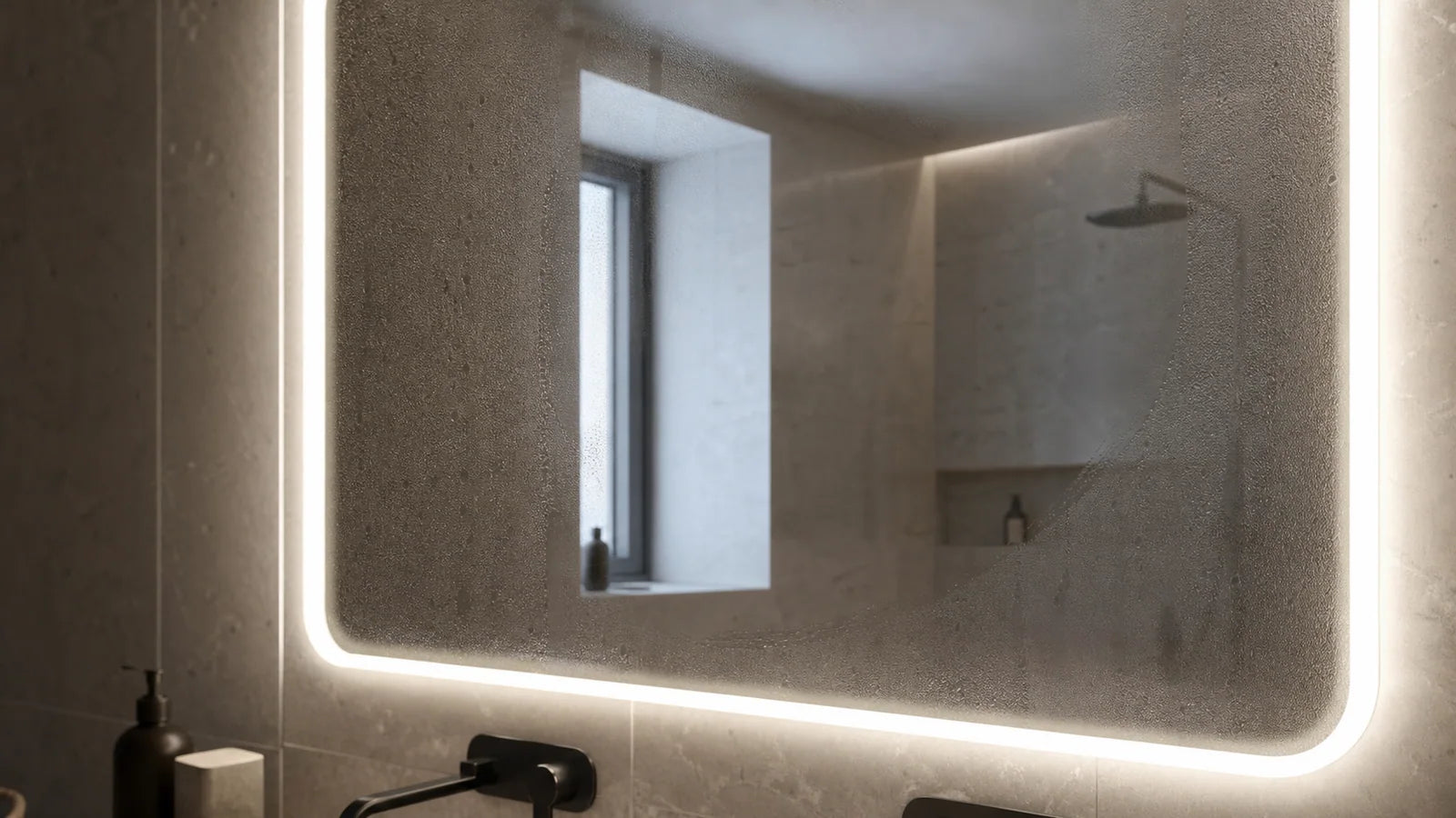 Our Story long alternating story image stream for LUMEVORO LED mirrors