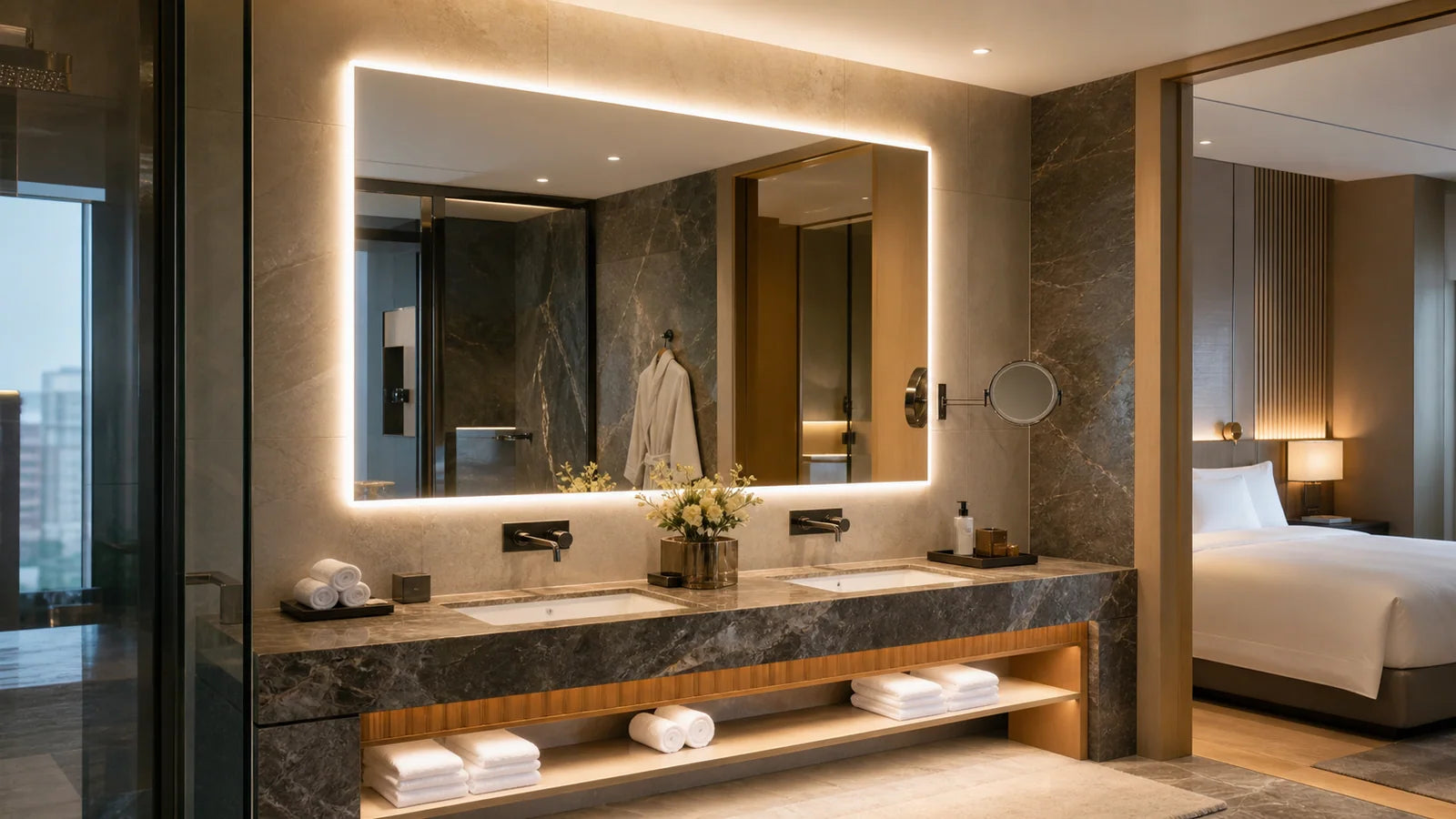 Trade Program hero image for LUMEVORO LED mirrors